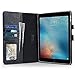 iPad Pro 10.5 Case,BELK Vintage Luxury Leather Folio Flip Smart Protective Cover Case With Card Slots & Pencil Holder & Magnetic Wake/Sleep For Apple iPad Pro 10.5 Inch 2017 - Black
