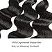 VRBest Hair Brazilian Virgin Hair Bundles With Closure Unprocessed Brazilian Body Wave Human Hair Extensions With Lace Closure Three Part (14 16 18 with 12inch)
