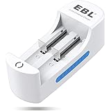 EBL Universal Battery Charger Speedy Smart Lithium Charger for 3.7V Rechargeable Batteries Li-ion IMR 10440 14500 16340 18650