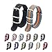 KDM NATO Strap Pack of 2-18mm 20mm 22mm Premium Ballistic Nylon Watch Bands with Stainless Steel Buckle