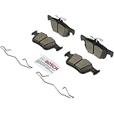 BOSCH BC1665 QuietCast Premium Ceramic Disc Brake Pad Set - Rear | Compatible with Select Ford Bronco Sport, Edge, Escape, Fusion, Maverick; Lincoln Corsair, MKC, MKX, MKZ, Nautilus + More