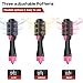 One-Step Growom Hot Air Brush, Hair Dryer, Straightener, Curler, Hair Styler, Designer and Volumizer, with 6pcs Plastic Alligator Hairgrips for All Hairstyles