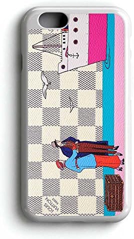 Gebleg-the best ship white pattern for iPhone 6 case White Hard Plastic Case