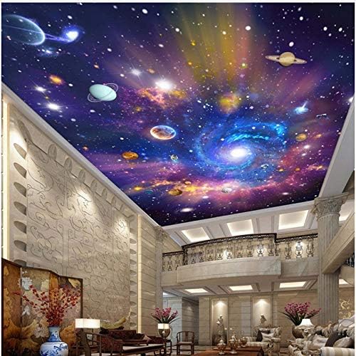 壁飾り壁画 カスタム壁壁画ギャラクシー星空3d写真壁紙子供部屋寝室天井装飾