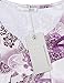 Messic Sleeveless Tunic Blouse, Women's Scoop Neck Floral Print A Line Loose Knit Flowy Tank Tops(X-Large,Violet)