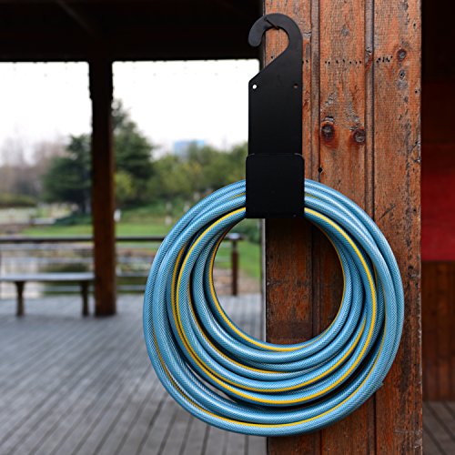 Best Black Garden Hose Holder wall mount-Durable , very powerful hanger