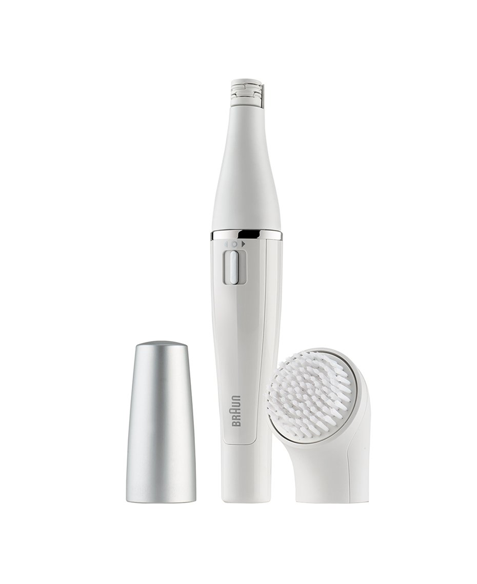 Braun FaceSpa Sistema de cepillo de limpieza y depilación facial: elimina el