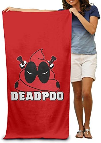 Fengziya Funny Deadpool A Deadpoo Beach Towel For Adults / 31.5'' * 51.2''