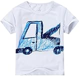 Fiream Little Boys&Girls Summer Cotton Short Sleeve T Shirt(18months to 6years)