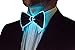NEON NIGHTLIFE Light Up Bow Tie, Aqua Men's Glow in the Dark LED Tie