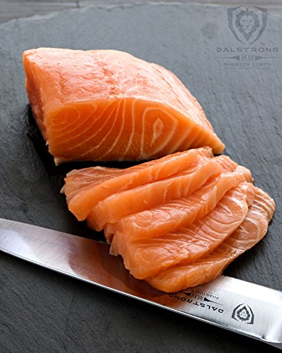 DALSTRONG Yanagiba Sushi Knife - Phantom Series - Japanese AUS 8 Steel - 9" - Traditional Sashimi Knife - Single Bevel - Sheath