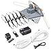 Best Choice Products HDTV 150 Mile Long Range Motorized Rotor Outdoor Amplified Digital HD TV Television Antenna 360° Rotation UHF/VHF/FM w/ Wireless Remote, Dual Output