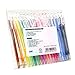 Colored Fineliner Gel Pens Set with Diamond Head 0.5mm Extra Fine Point Roller Ball Colors Ink Pen for Adult Coloring Books and Secret of Garden, Pack of 18 (18 Colors)