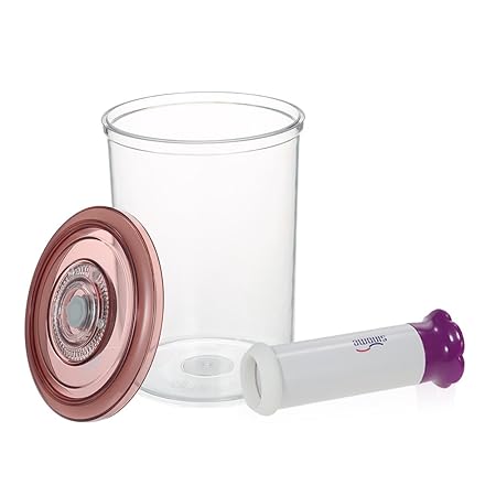 decdeal sinome redondo vacío lata con mano envasar al vacío Bomba ...