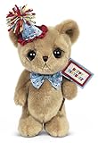 Bearington Big Head Party Ted, Birthday Celebration Plush Stuffed Animal Teddy Bear, 12