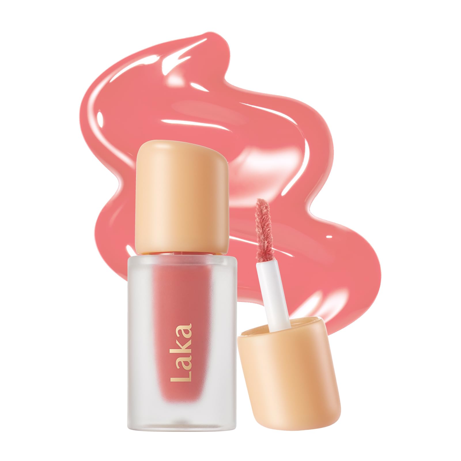 Laka Fruity Glam Lip Tint Mini, Glowing Lip Stain