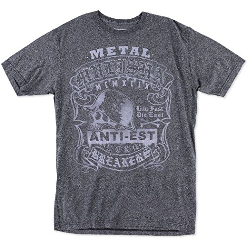 Metal mulisha unisex-adult t-shirt (tee mm sap mock)(charcoal, la…