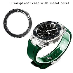Neuupesen GA2100 Transparent Case with Metal Bezel