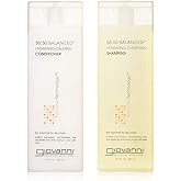 Giovanni 50:50 Balanced Remoisturizer Duo Set Shampoo Hydrating-Clarifying & Conditioner Hydrating-Calming, 8.5 Oz Each