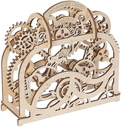 UGEARS Theater Mechanical 3D Wooden Puzzle Construction DIY Set