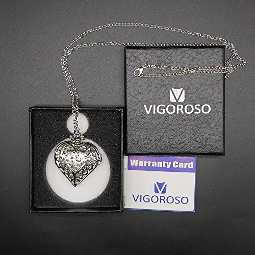 4 VIGOROSO+Womens+Steampunk+Pendant+Necklace