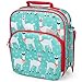 Insulated Lunch Box w Snack Pocket & Water Bottle Holder-Girls or Kids Llama School Lunchbox Tote Keeps Food Hotter or Colder Longer- Reusable Bag Fits Most Bento Boxes, Ice Packs- Back To School