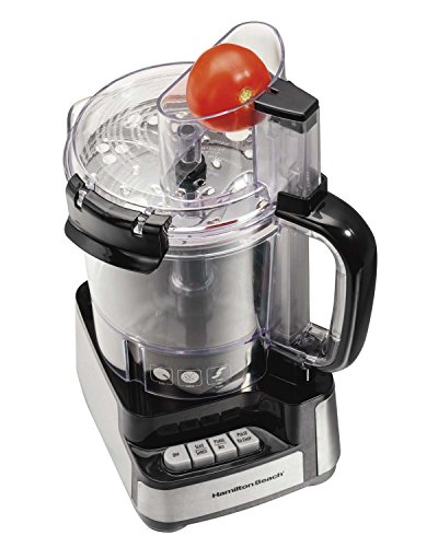 New Hamilton Beach 70725 12-Cup Stack and Snap Food Processor Powerful 450 Watt