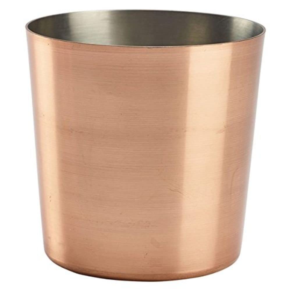 Genware NEV-SVC8C Copper Plated Serving Cup, 8.5 cm x 8.5 cm