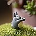 Micro Landscape Design 2 pcs Miniature Totoro Drinking Tea Figure Fairy Garden Terrarium Supplies