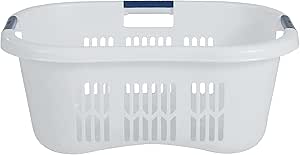 Amazon.com: Rubbermaid Laundry Basket, XL Hip-Hugger Basket, 2.1-Bushel ...
