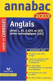 Anglais, séries L, ES, S (LV1 et LV2), séries technologiques (LV1)
