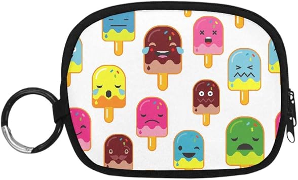 Monedero Unico Monedas De Paleta De Dibujos Animados Emociones Monedero Monedero Compacto Monedero Cremallera Con Llavero Anillo Para Nina Mujer Ninos Amazon Es Equipaje