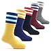 Boys Thick Fleece Socks Kids Winter Warm Crew Seamless Socks 5 Pack 5T/6T/7T
