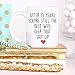 YouNique Designs 15 Year Anniversary Coffee Mug for Her, 11 Ounces, 15th Wedding Anniversary Cup For Wife, Fifteen Years, 15th Year (White)