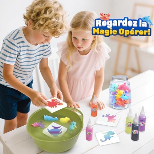 Aqua Gelz Set, Magique Activité Manuelle Enfant, Cadeau Fille Jouet