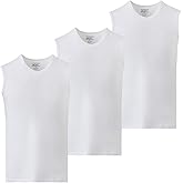 Mody Men's Tank Top 3-Pack, Sleveless V-Neck Mens Undershirt, Muscle Shirts for Men