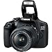 Canon EOS 2000D DSLR Camera with 18-55mm is II Lens & Essential Accessory Bundle – Includes: SanDisk Ultra 32GB SDHC Memory Card + Wide Angle Lens Attachment + Telephoto Lens Attachment + Morethumb 1
