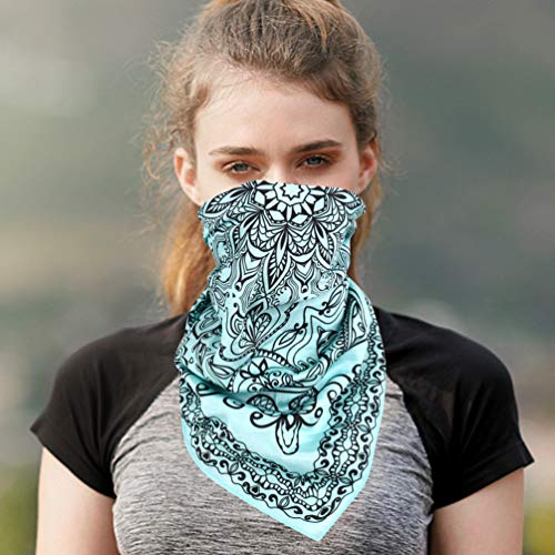 Bandanas Face Mask for Women and Men, (2 Pack) Multi-Purpose
