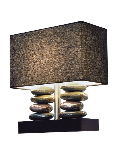 Elegant designs lt1036-blk rectangular dual stacked sto…