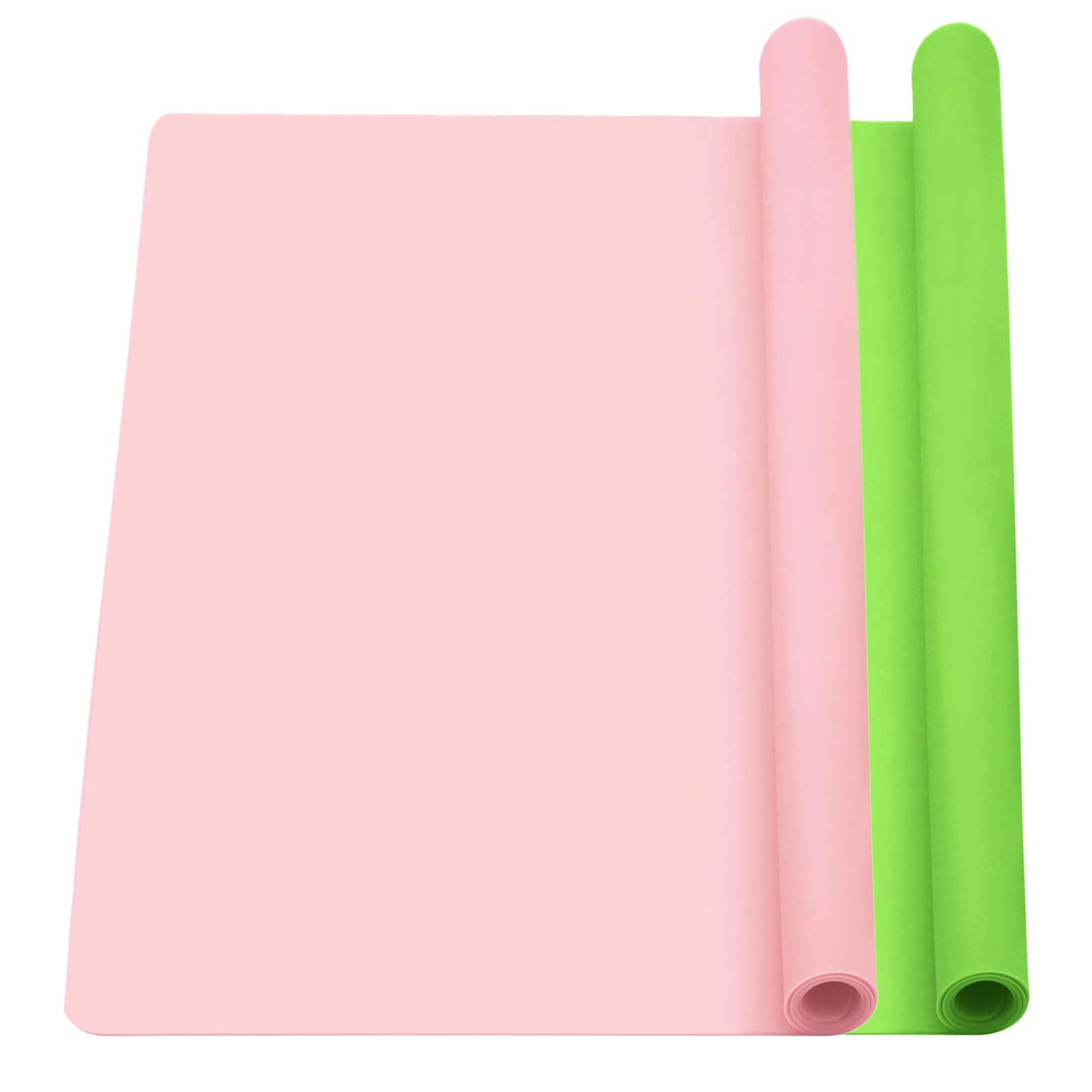 VEGCOO 2pcs Extra Large Silicone Mat Craft Mats Silcone Mat Silicone Sheet for Crafts Jewelry Casting Resin Moulds Mat 40cm*30cm