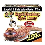 Zoo Med Repti Basking Spot Lamp 2 Bulb Value Pack 75W