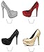 Sprinkles & Toppers Ltd Ladies Glamourous Shoes Collection Edible Stand Up Wafer Paper Cake Toppers - 12 pack (5 - 10 BUSINESS DAYS DELIVERY FROM UK)