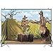 Funnytree 7x5ft Durable Fabric African Safari Adventure Photography Backdrop No Wrinkles Wild Lion Jungle Forest Background Summer Tropical Baby Shower Birthday Portrait Party Decoration Photo Studio