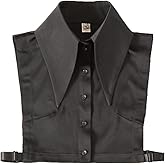 DNLKWGO White Dickey Collar Half Shirt - Detachable False Collar Blouse for Women