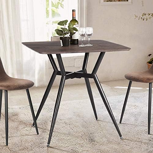 Patio Table Dining Table Outdoor Table 31 5 Garden Yard Outdoor Lawn Indoor Mdf Top Steel Frame Coffee End Side Table Outside Bar Table For Deck Garden Pool Round Black Buy Online At Best Price In