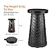 Alritz Retractable Folding Stool for Camping, Portable Collapsable Stool Chair for Outdoor Fishing, BBQ, Hiking, Traveling, Picnics, Max Load 330lbsthumb 1