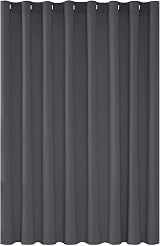 Deconovo Blackout Curtain 100 x 95 Inch Eyelet Thermal Insulated Panel Dark Grey view 9
