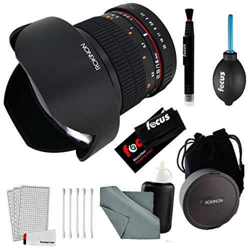 Rokinon 14mm F/2.8 IF ED UMC Lens For Canon EF + Accessory Bundle