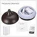 Fritas Essential Oil Diffuser-500ML Ultrasonic Remote Control Aroma Diffuser Wood Grain Humidifier Cool Mist Diffusers with Adjustable Mist Mode and 7 Color LED Lights for Home Yoga Office