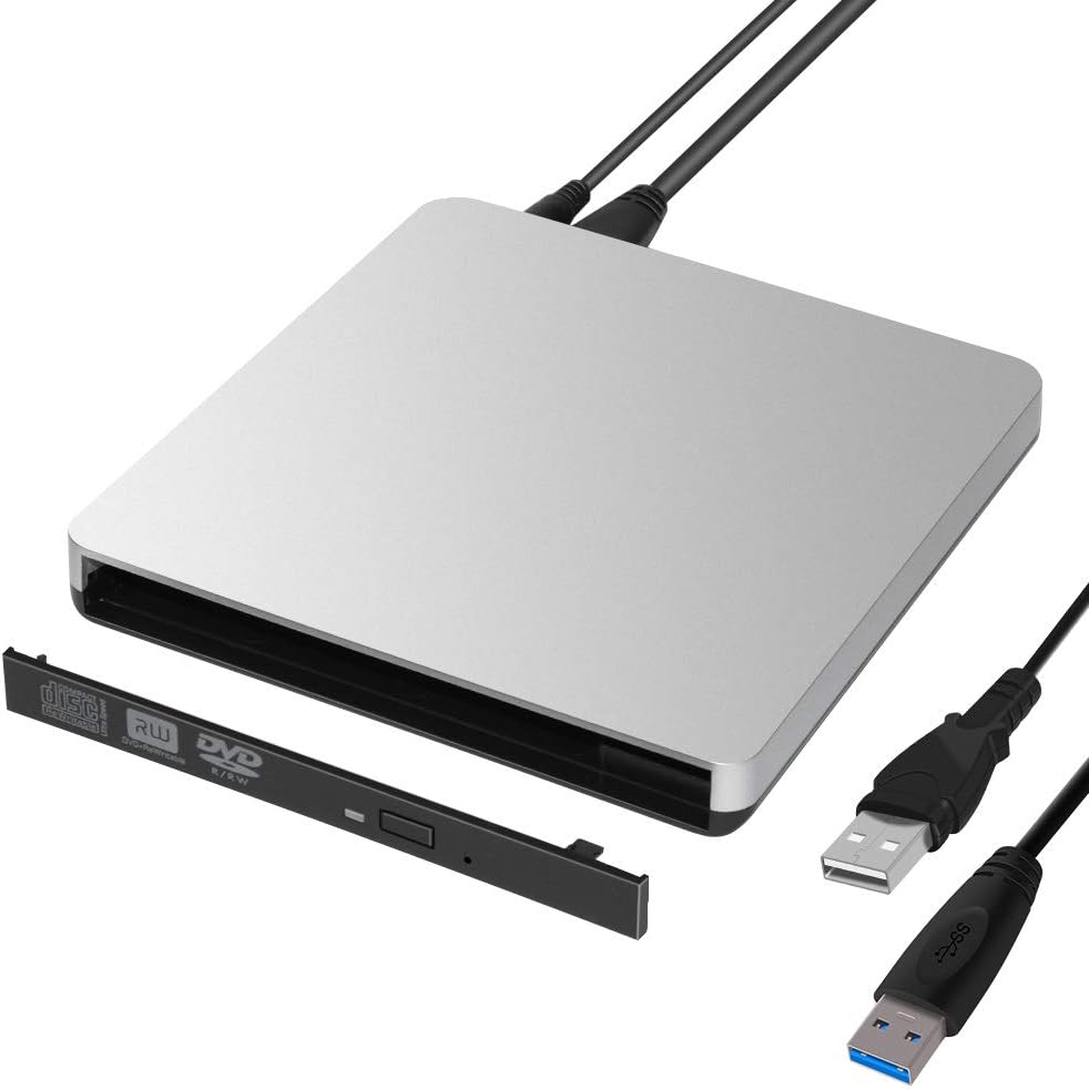 DEEPFOX Optical Drive Enclosure 12.7MM USB 3.0 External ODD Caddy Case